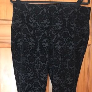 Dress Barn Velvet Legging Pants